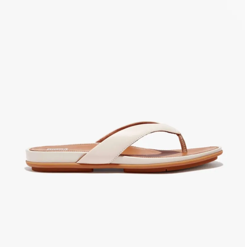 GRACIE Womens Toe Post Sandals Stone Beige sold by Shuperb