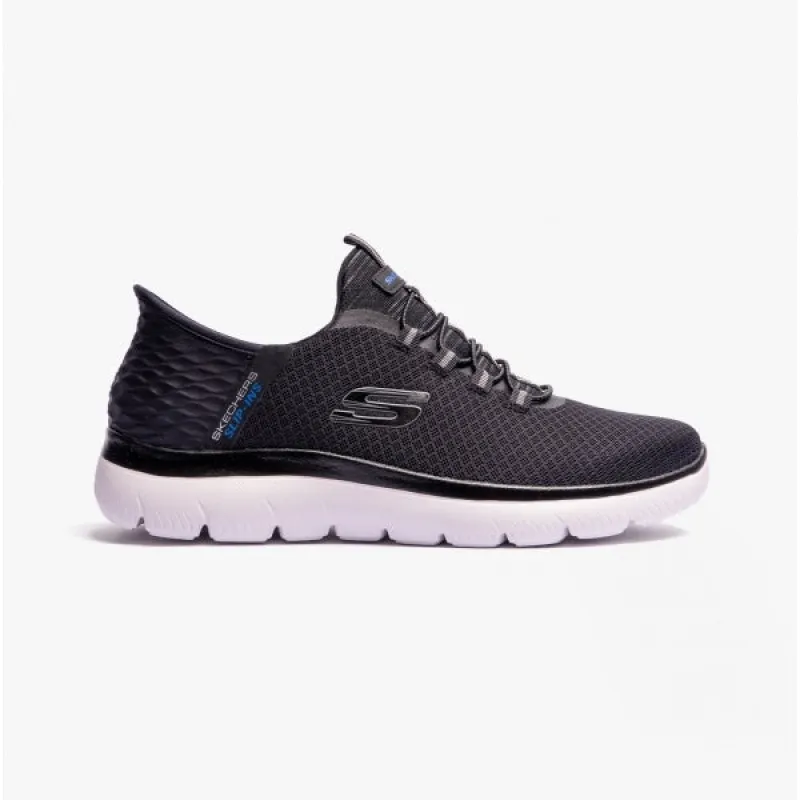 SUMMITS - HIGH RANGE Mens Bungee Lace Trainers Black sold by Shuperb