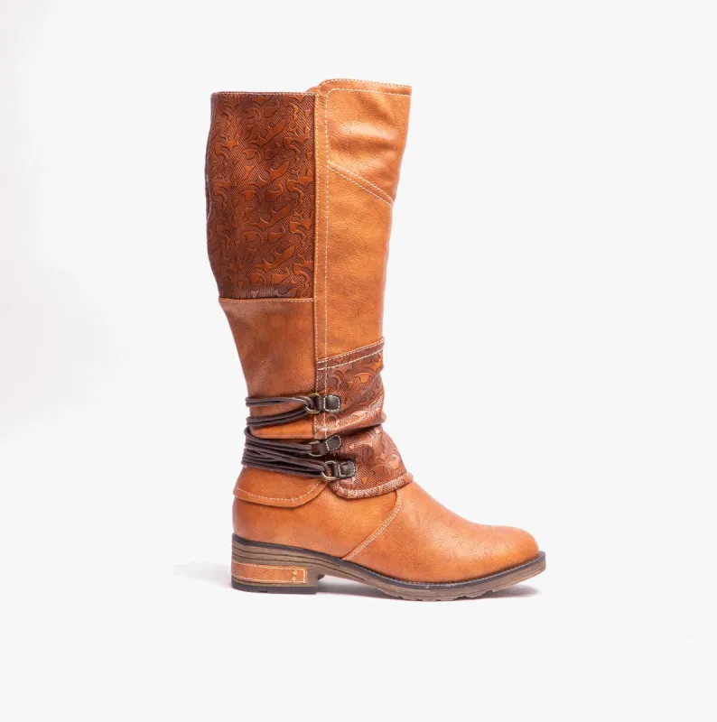 Lotus KENZA Womens Boots Tan sold by Shuperb