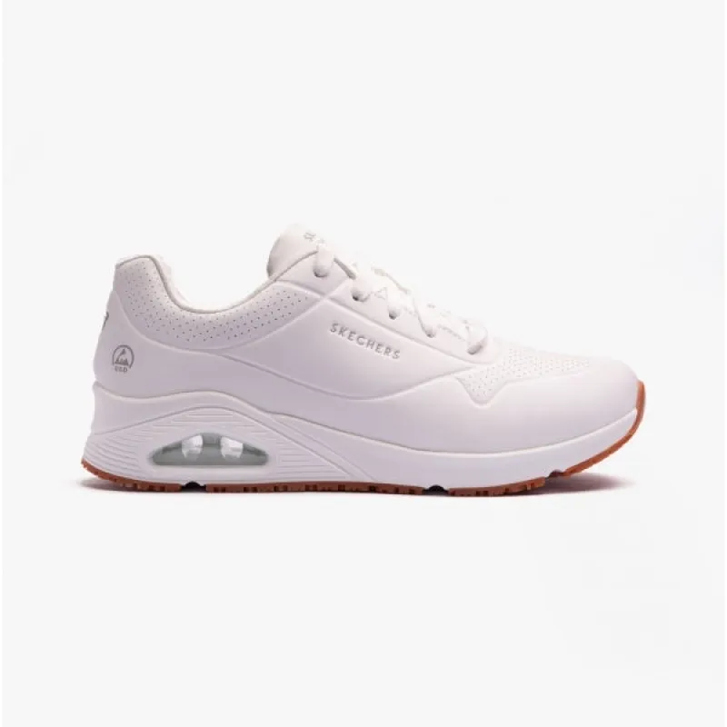 Skechers Work 108021EC UNO SR Womens Occupational Trainers White sold by Shuperb
