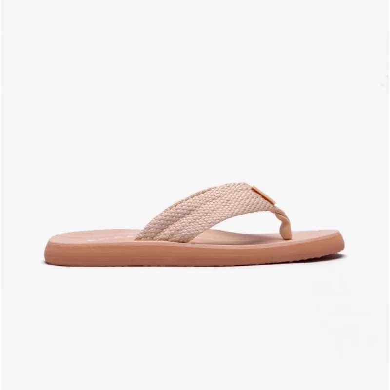 Rocket Dog ADIOS Womens Webbing Flip-Flops Double Cream sold by Shuperb