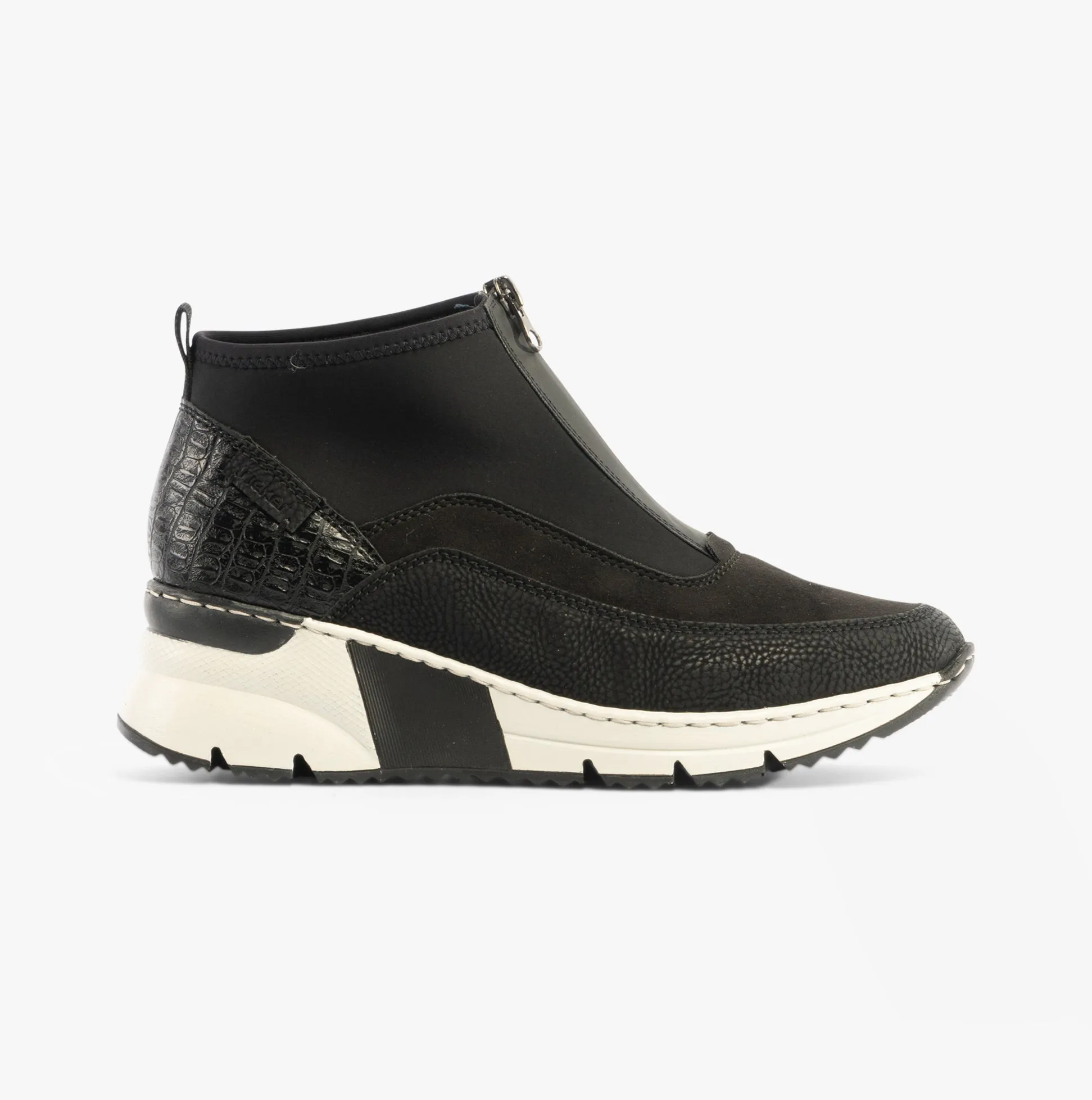 Rieker N6352-00 Womens Boots Black sold by Shuperb