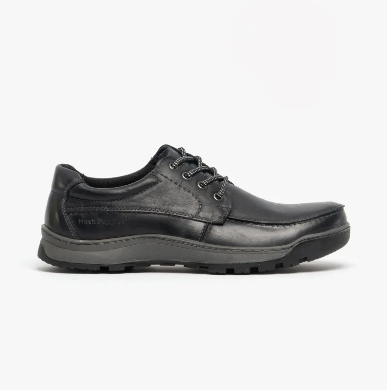 Hush Puppies TUCKER Mens Leather Casual Shoes Black sold by Shuperb