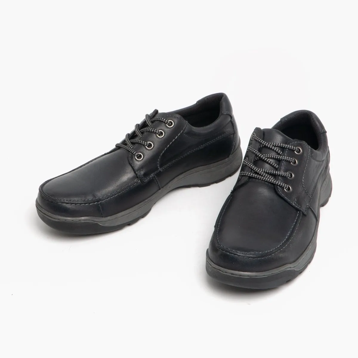 Hush Puppies TUCKER Mens Leather Casual Shoes Black sold by Shuperb product image thumbnail 2