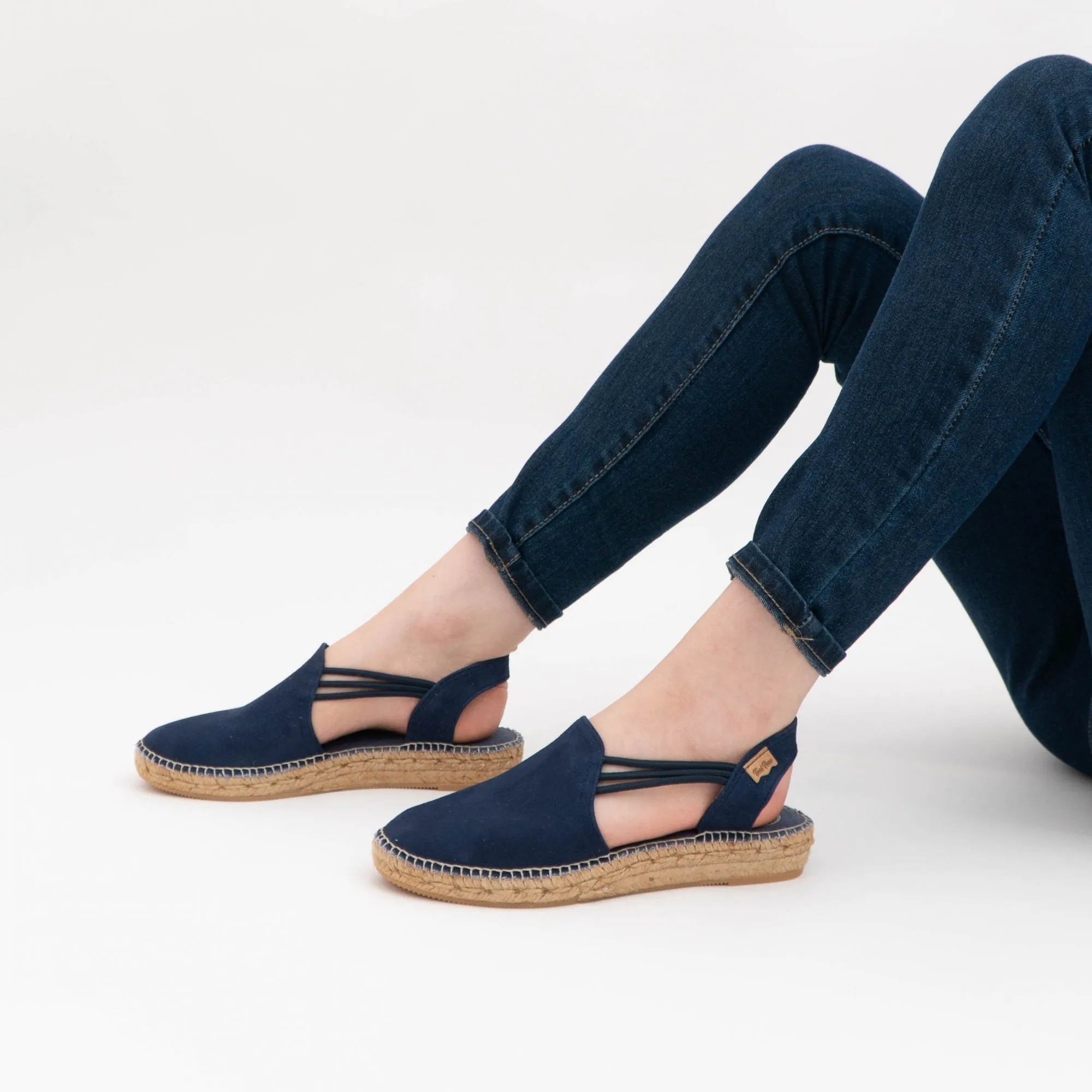 Toni Pons NURIA Womens Suede Espadrille Sandals Navy sold by Shuperb product image thumbnail 2