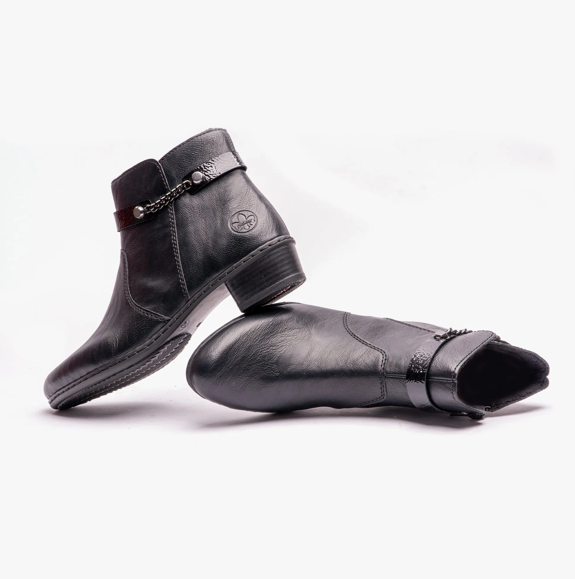 Rieker Y0783-00 Womens Ankle Boots Black sold by Shuperb product image thumbnail 2