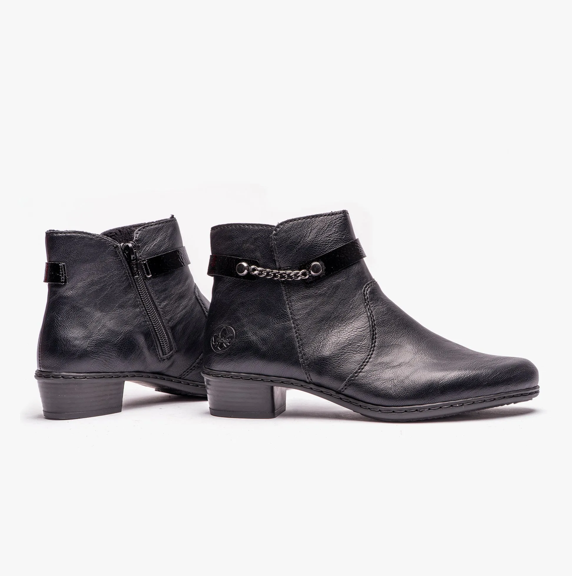 Rieker Y0783-00 Womens Ankle Boots Black sold by Shuperb product image thumbnail 3