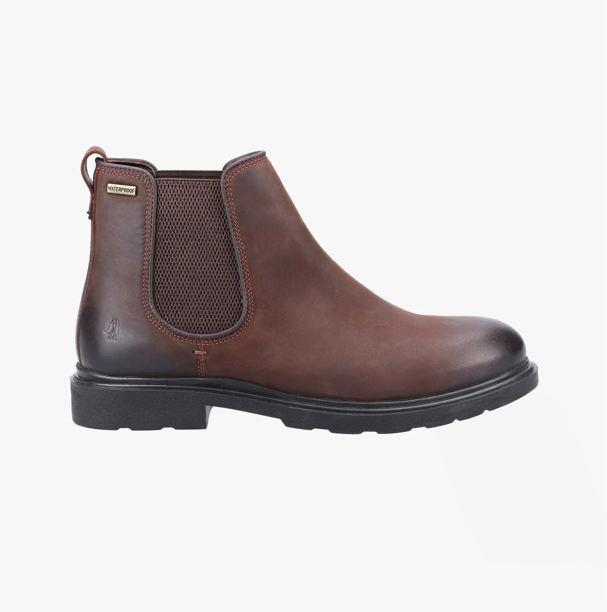 Hush Puppies PRESTON Mens Chelsea Boots Brown sold by Shuperb