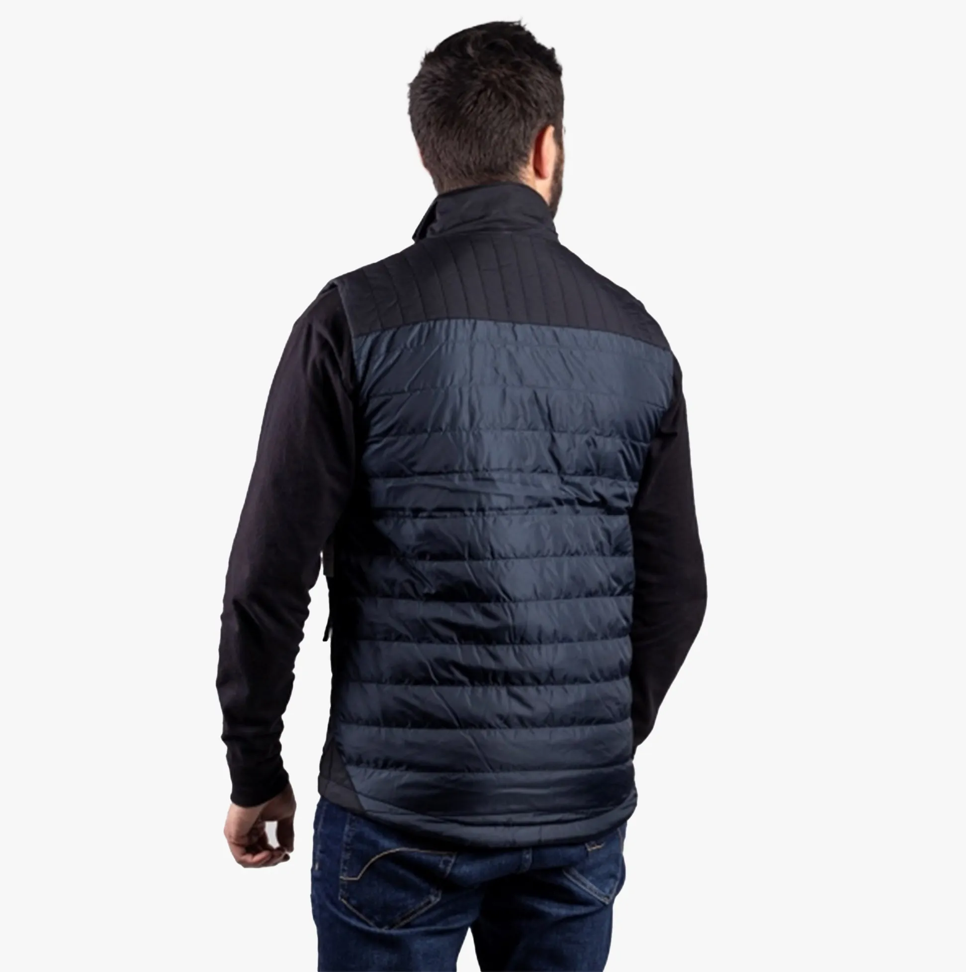 CAT SQUALL Mens Polyester Vest Body Warmer Dark Blue sold by Shuperb product image thumbnail 4