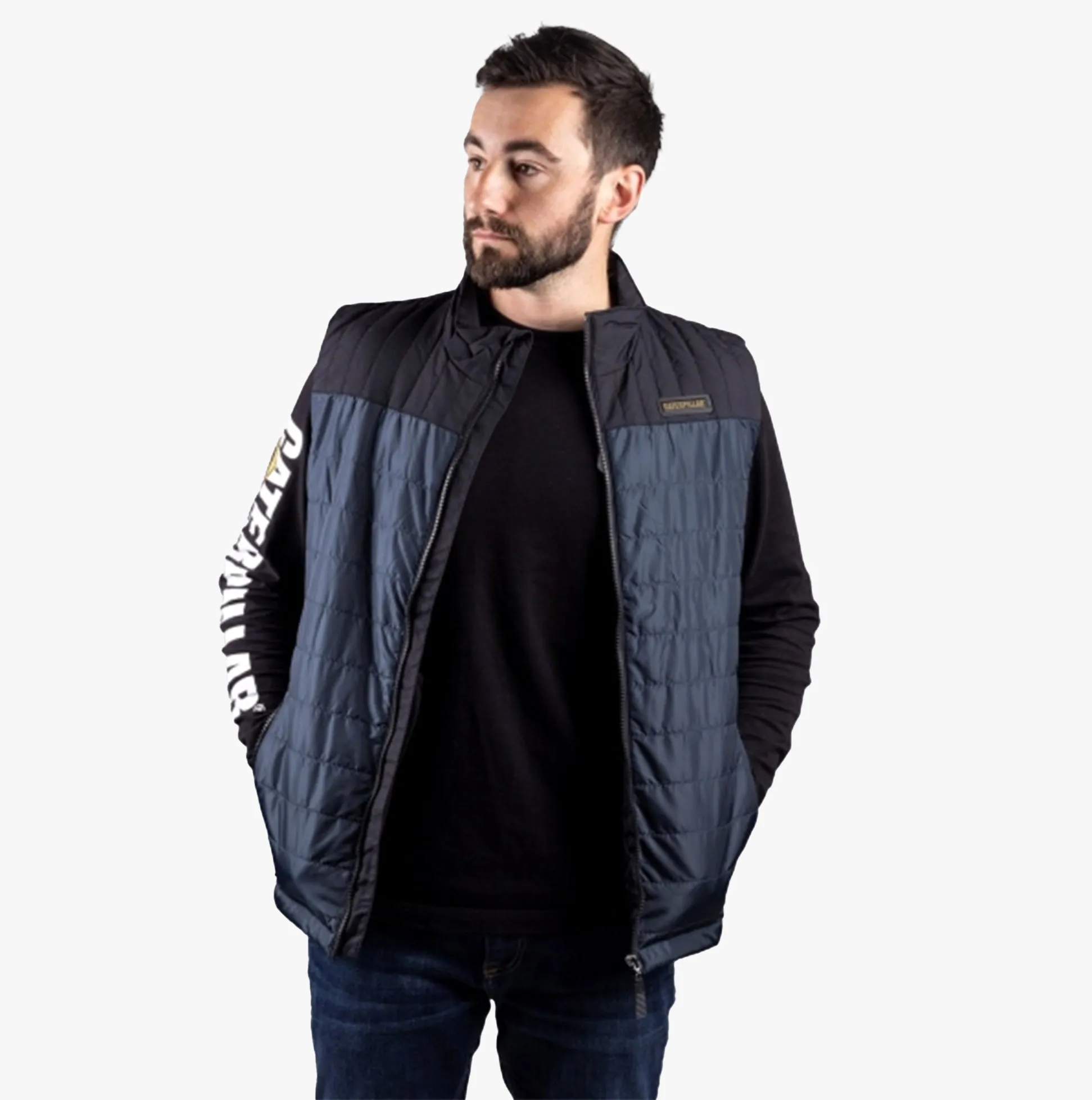 CAT SQUALL Mens Polyester Vest Body Warmer Dark Blue sold by Shuperb product image thumbnail 2