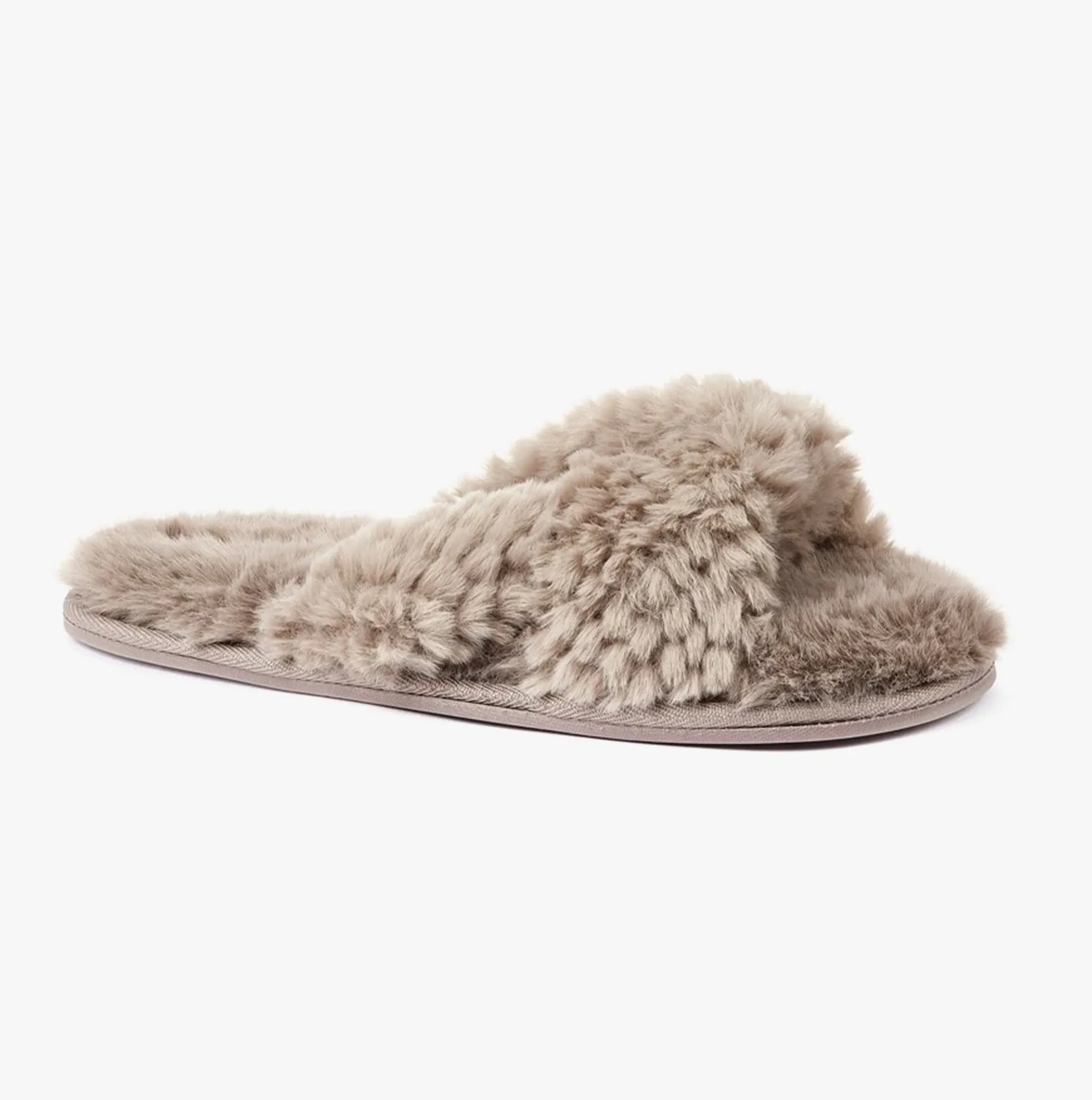 Bedroom Athletics NICKI Womens Faux Fur Slipper Sliders Gingerbread sold by Shuperb product image thumbnail 2