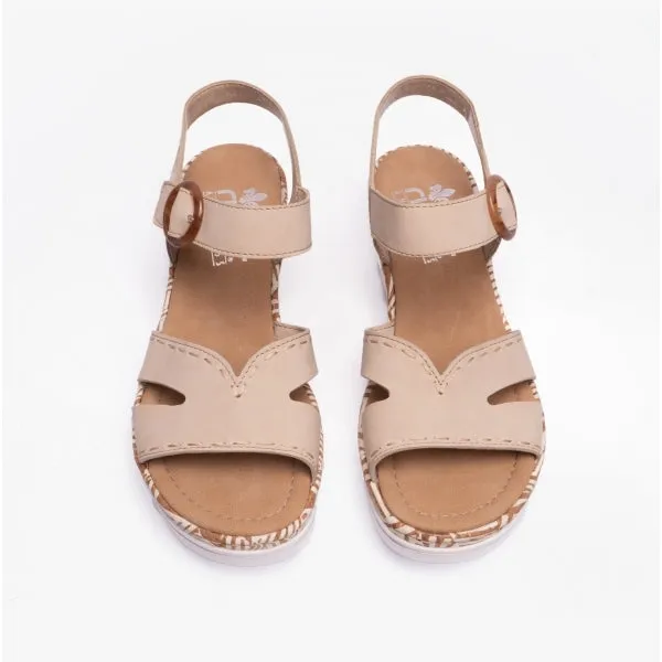 Rieker 67173-60 Womens Sandals Beige sold by Shuperb product image thumbnail 5