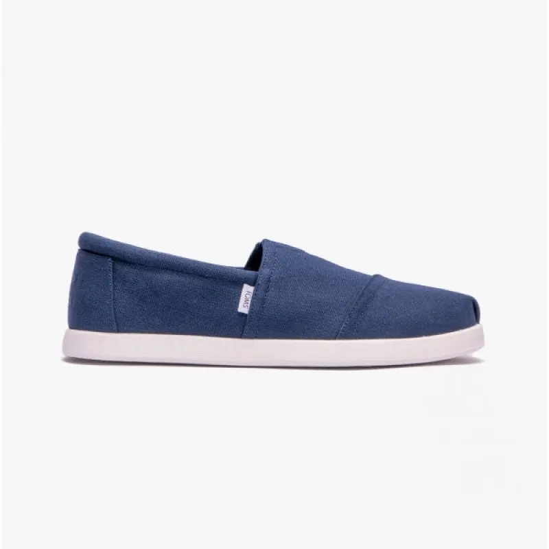TOMS ALP FWD Mens Cotton Espadrille Navy sold by Shuperb