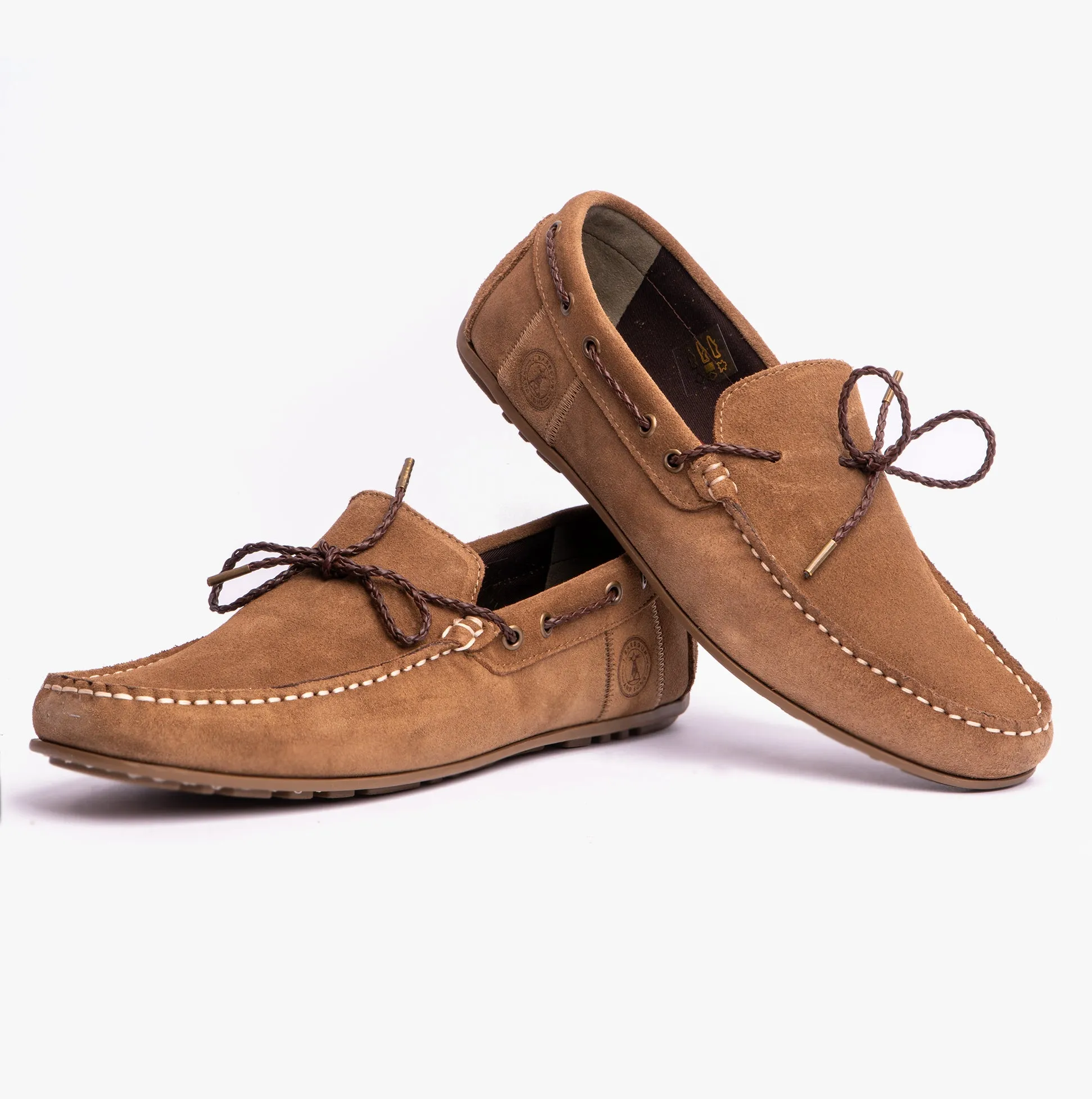 JENSON Mens Boat Shoes Taupe Suede sold by Shuperb product image thumbnail 2