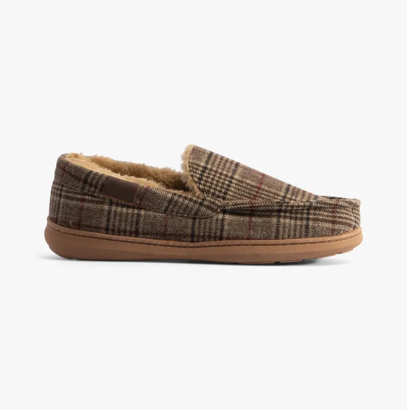 Jo & Joe TAUNTON Mens Slippers Brown sold by Shuperb