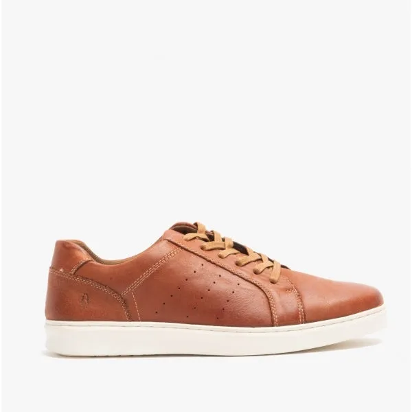 MASON Mens Leather Casual Trainers Tan sold by Shuperb