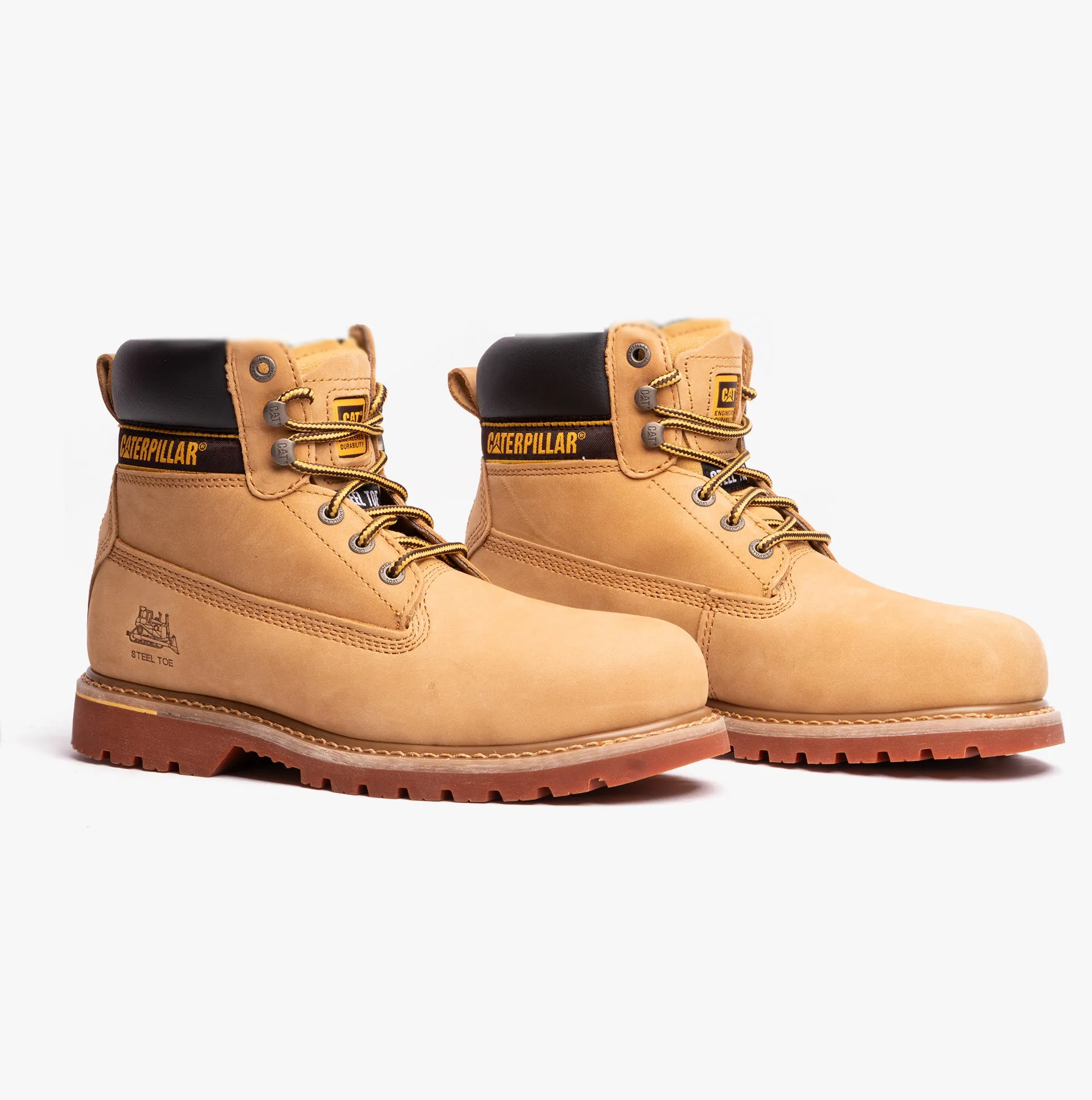 CAT HOLTON SB Mens Leather Safety Boots Honey sold by Shuperb product image thumbnail 2