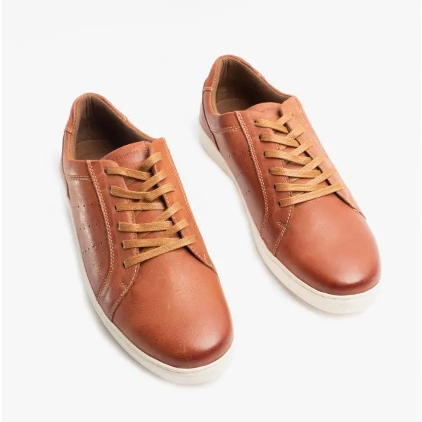 MASON Mens Leather Casual Trainers Tan sold by Shuperb product image thumbnail 2