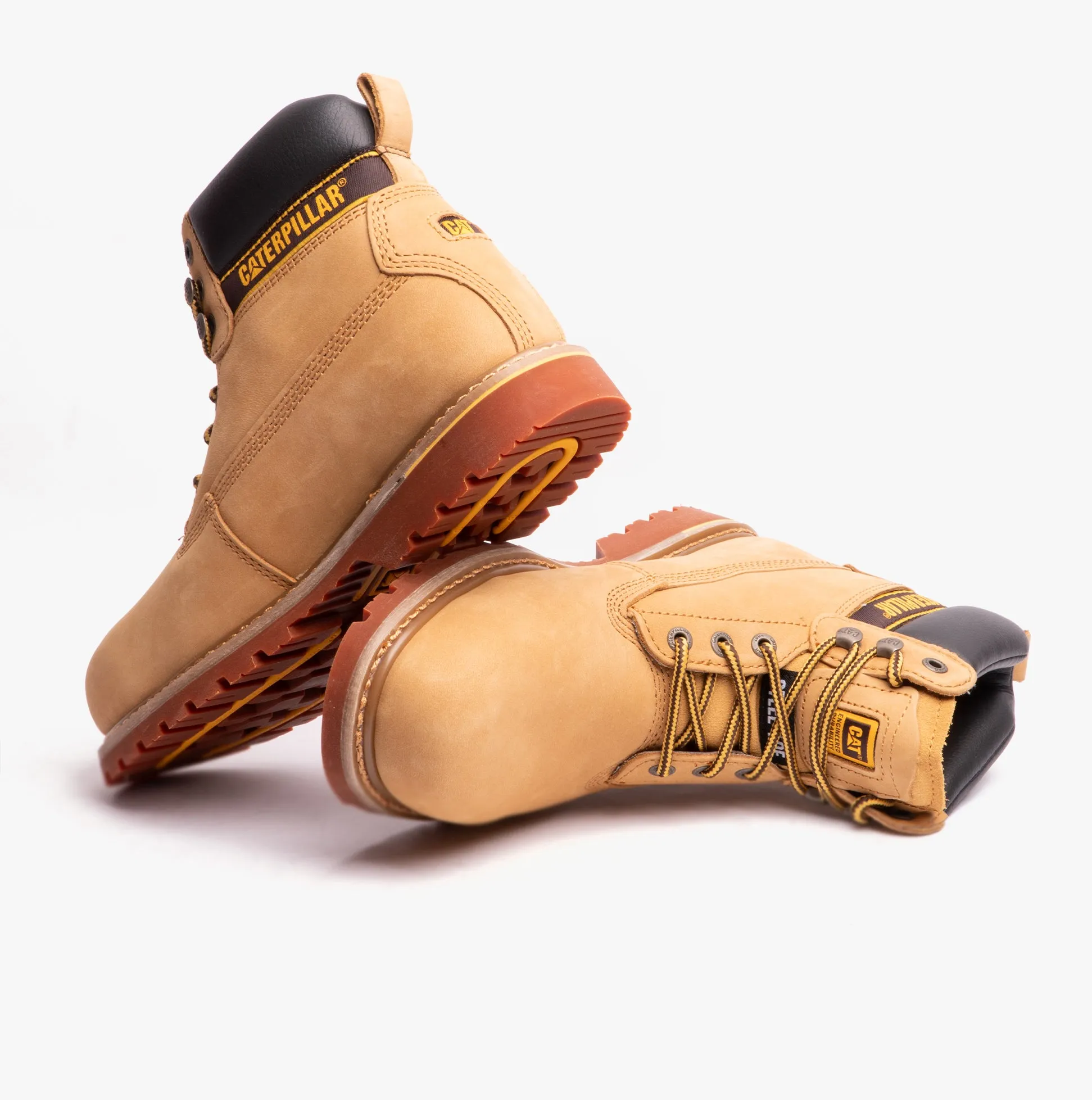 CAT HOLTON SB Mens Leather Safety Boots Honey sold by Shuperb product image thumbnail 3