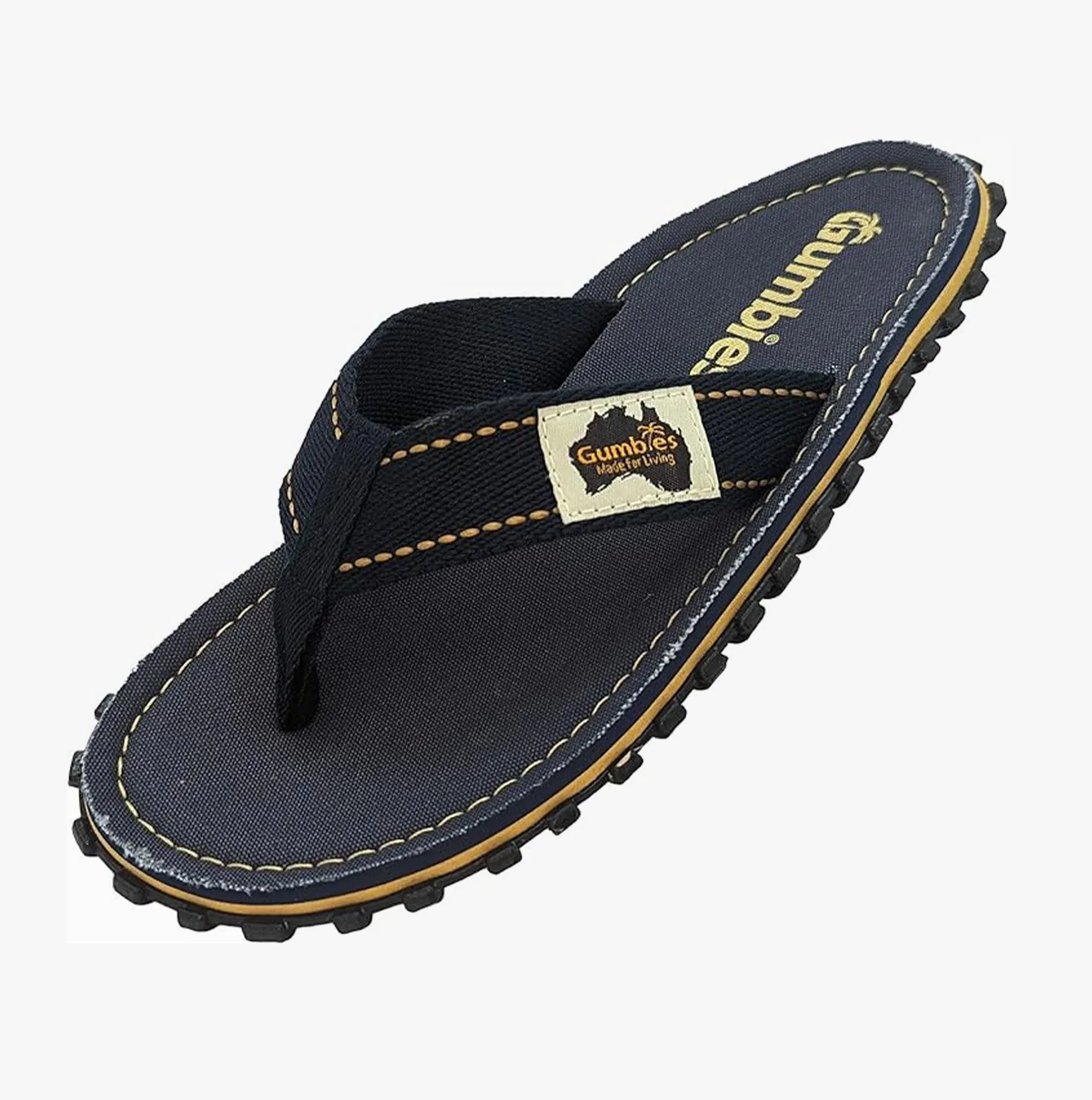 Gumbies ISLANDER Unisex Flip-Flops Classic Navy sold by Shuperb product image thumbnail 3