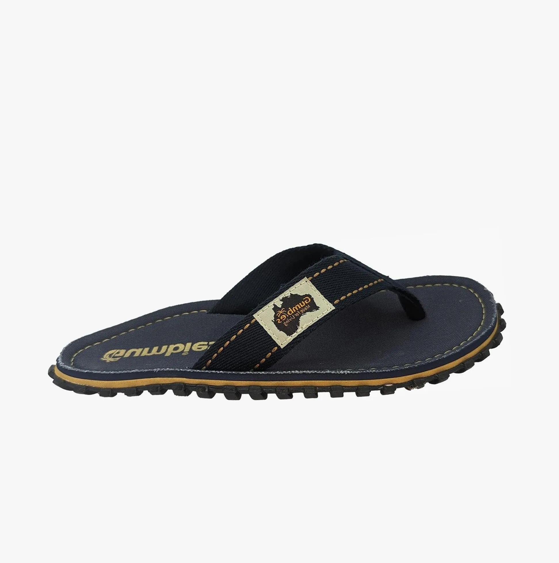 Gumbies ISLANDER Unisex Flip-Flops Classic Navy sold by Shuperb