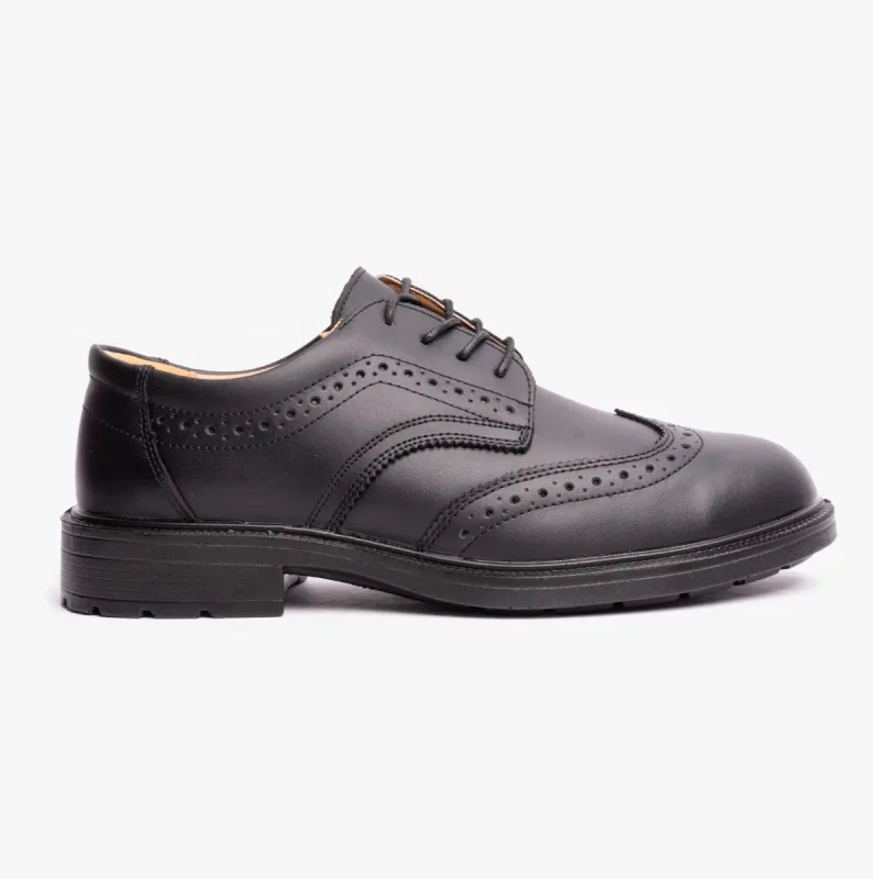 Amblers Safety FS44 Mens Leather Safety Shoes Black sold by Shuperb