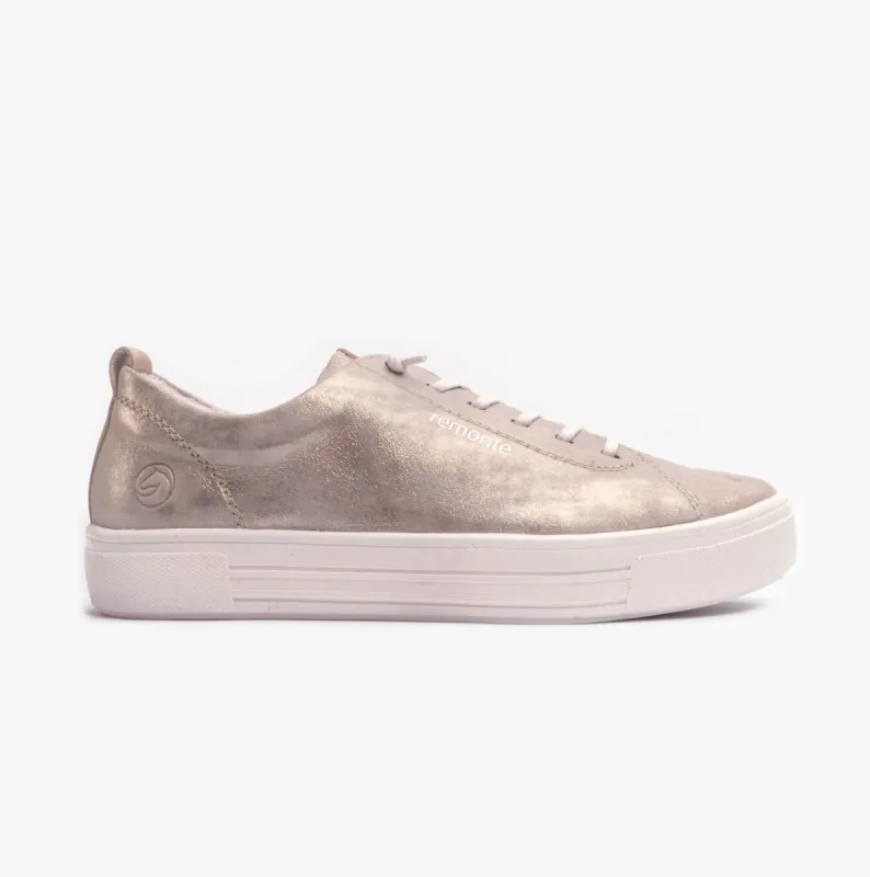 Remonte ALINA2 Womens Trainers Gold sold by Shuperb