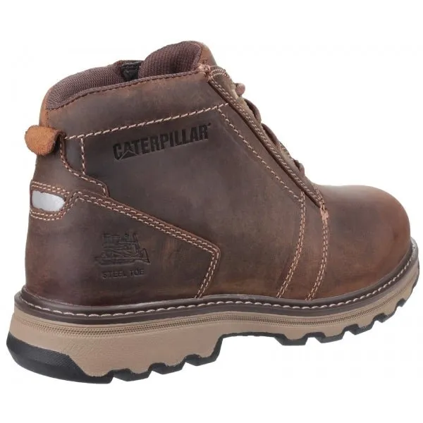 CAT PARKER Mens Leather Safety Boots Dark Beige sold by Shuperb product image thumbnail 3