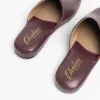 Chaleur LUCA Mens Mule Slippers Bordeaux sold by Shuperb