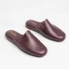 Chaleur LUCA Mens Mule Slippers Bordeaux sold by Shuperb