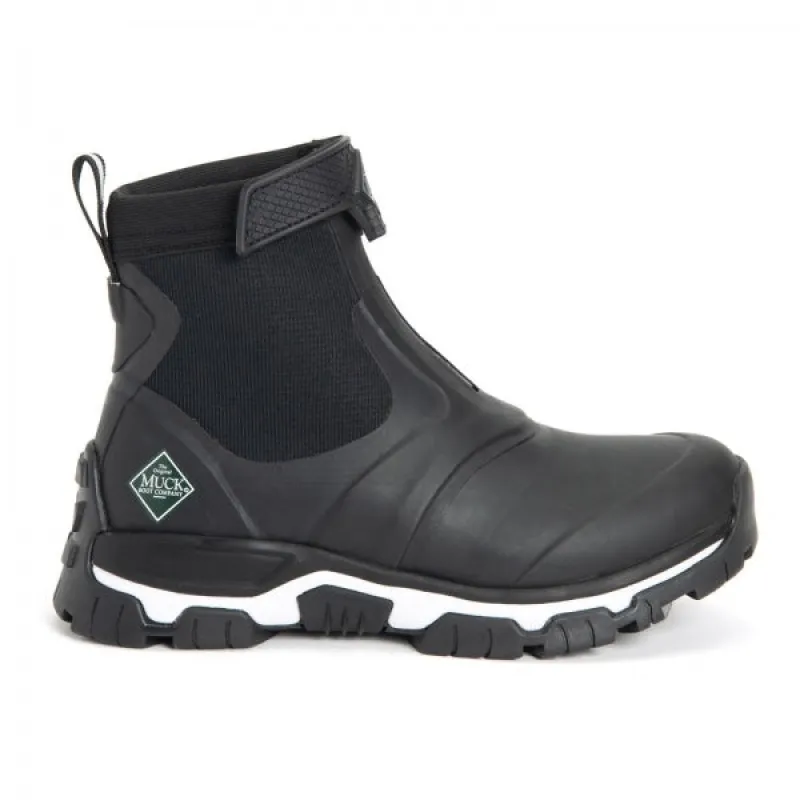 APEX MID ZIP Ladies Rubber Waterproof Boots Black made by Shuperb