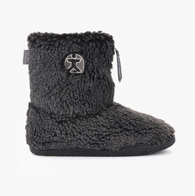 Bedroom Athletics GOSLING Mens Boot Slippers Washed Black sold by Shuperb