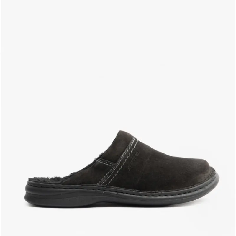Josef Seibel MAX 67 Mens Leather Mule Black sold by Shuperb