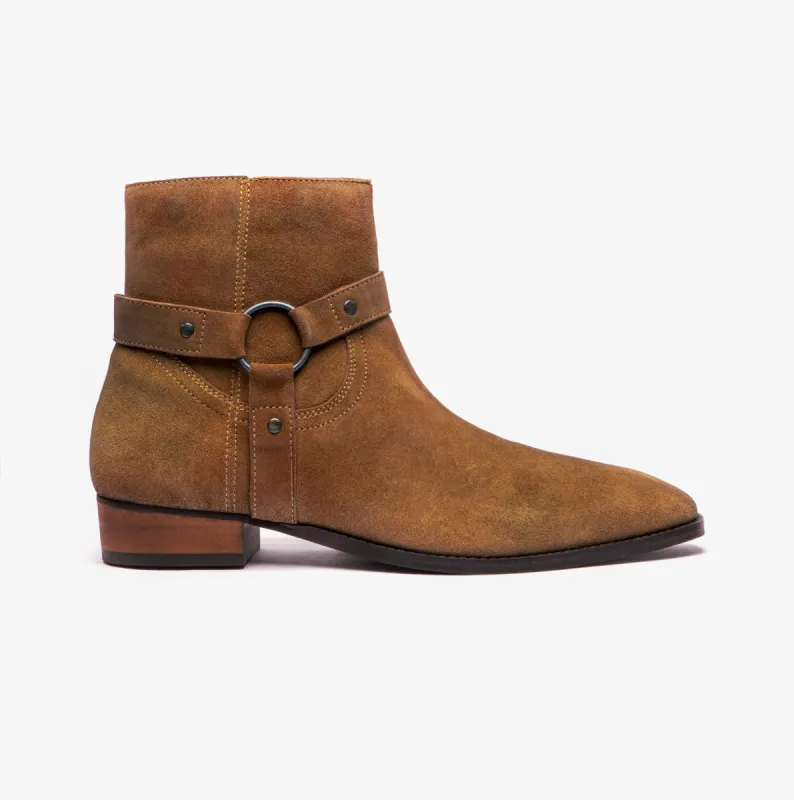 Club Cubano RAUL Mens Boots Cognac sold by Shuperb