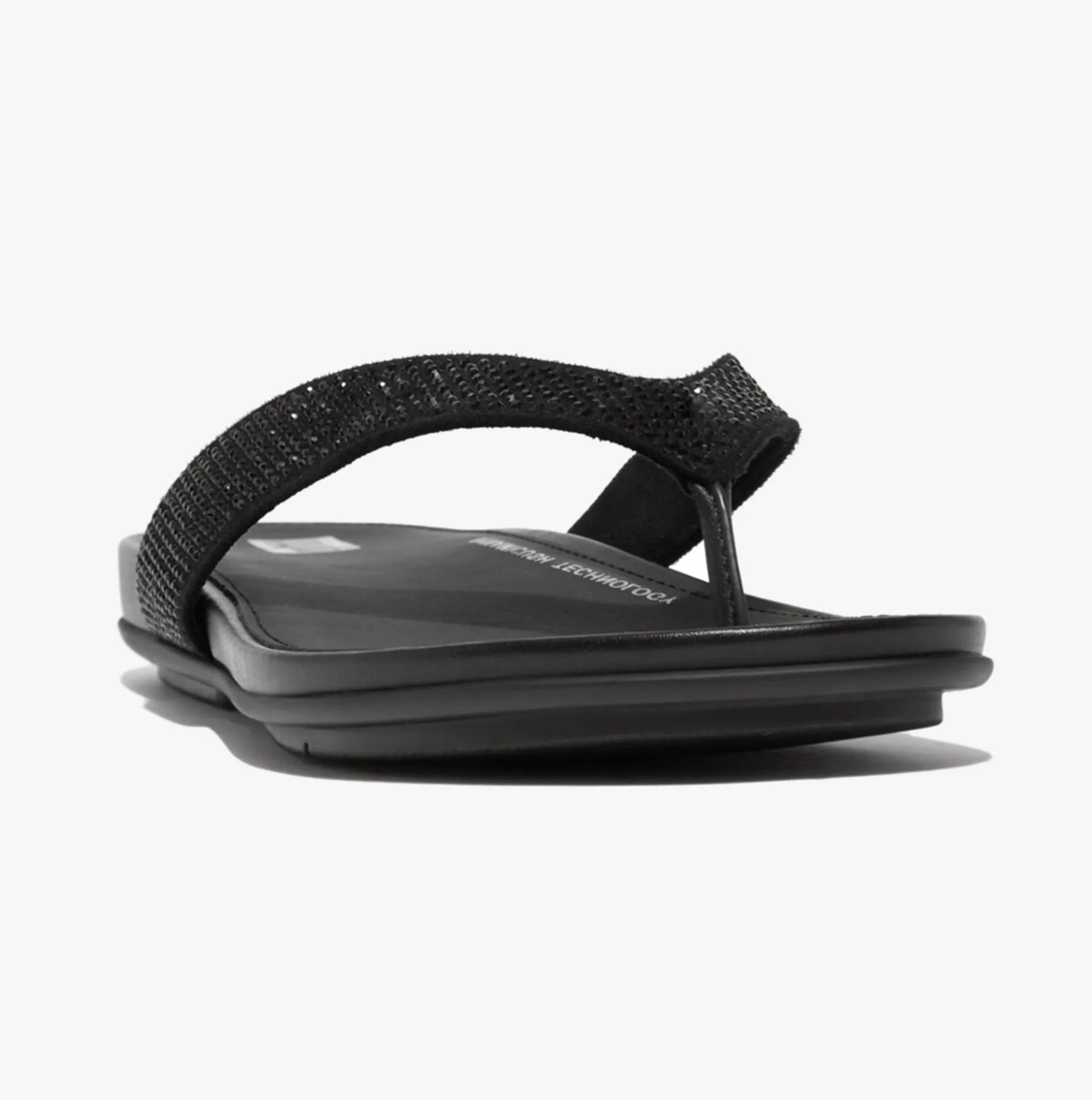 GRACIE CRYSTAL Womens Toe Post Sandals Black sold by Shuperb product image thumbnail 3