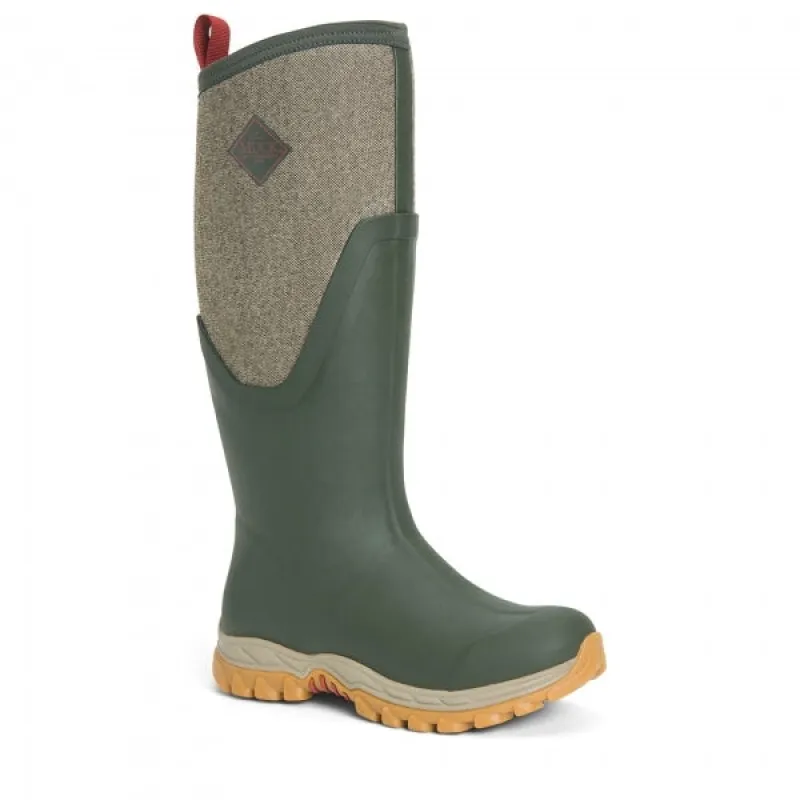 ARCTIC SPORT TALL II Ladies Rubber Wellington Boots Olive sold by Shuperb