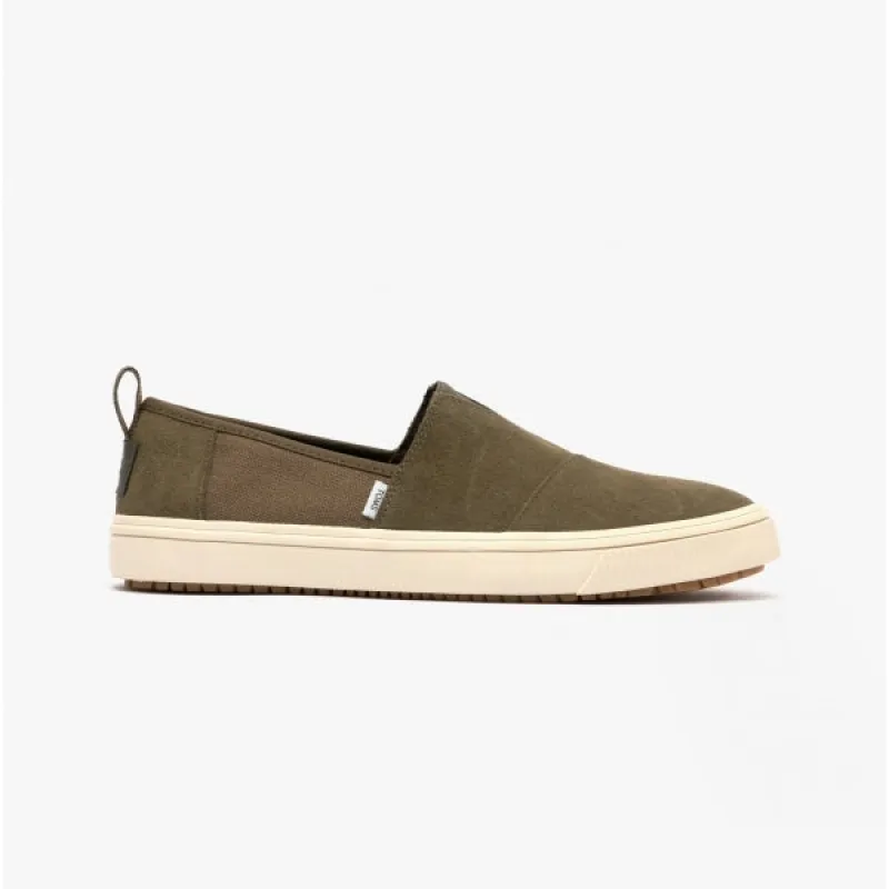 ALPARGATA TERRAIN Mens Canvas Slip On Green sold by Shuperb