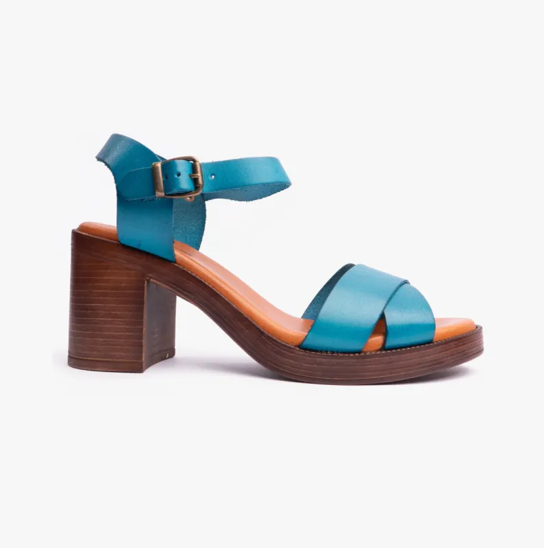 Hush Puppies GEORGIA Womens Sandals Aqua sold by Shuperb