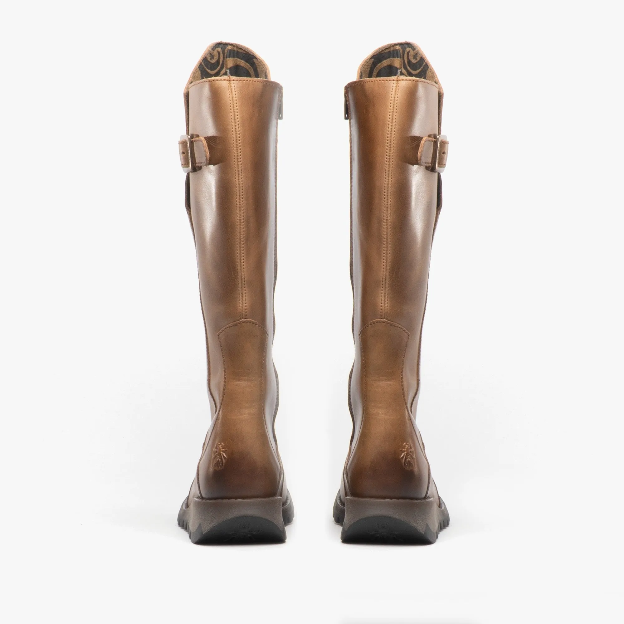 Fly London MOL 2 Womens Leather Tall Boots Camel sold by Shuperb product image thumbnail 5