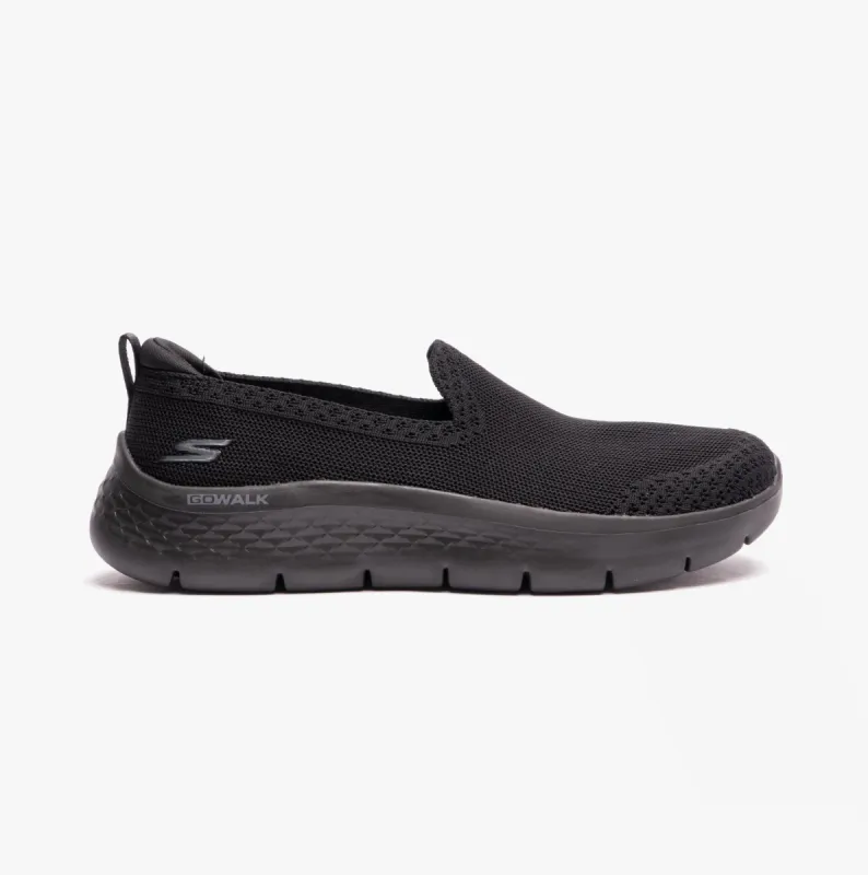 124957 GO WALK FLEX - BRIGHT SUMMER Ladies Slip On Shoes Black sold by Shuperb
