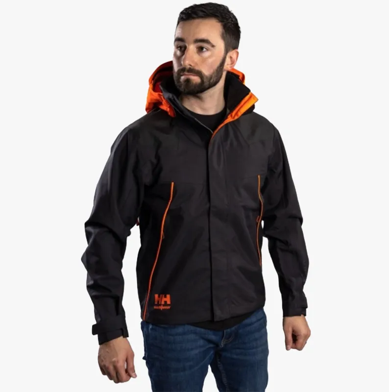 Helly Hansen CHELSEA EVOLUTION Zip Shell Jacket Mens Ebony sold by Shuperb