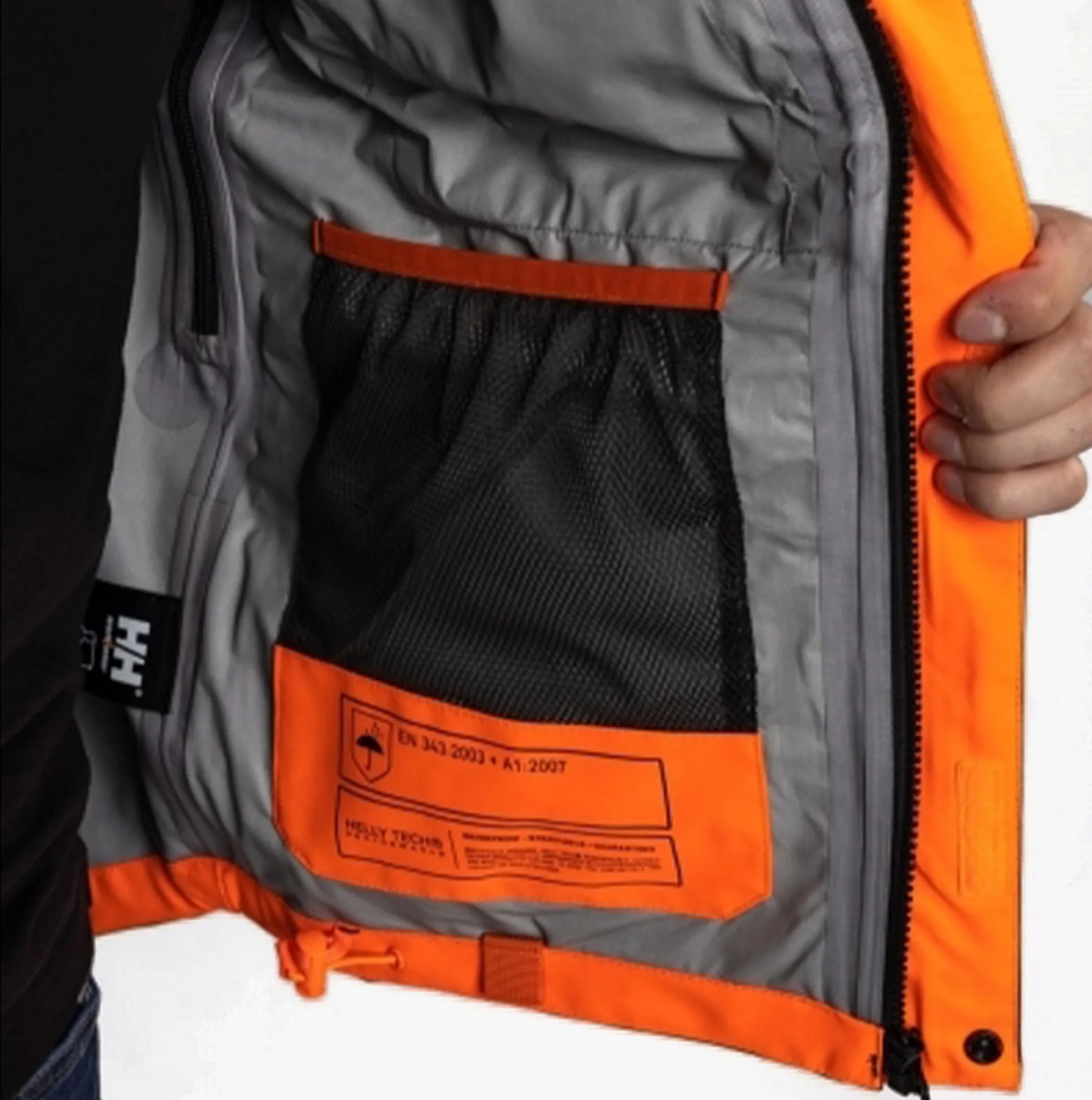 Helly Hansen CHELSEA EVOLUTION Zip Shell Jacket Mens Ebony sold by Shuperb product image thumbnail 4