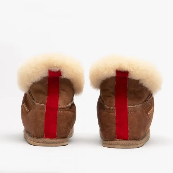 Shepherd BELLA Womens Sheepskin Slipper Boots Antique/Cognac sold by Shuperb product image thumbnail 4