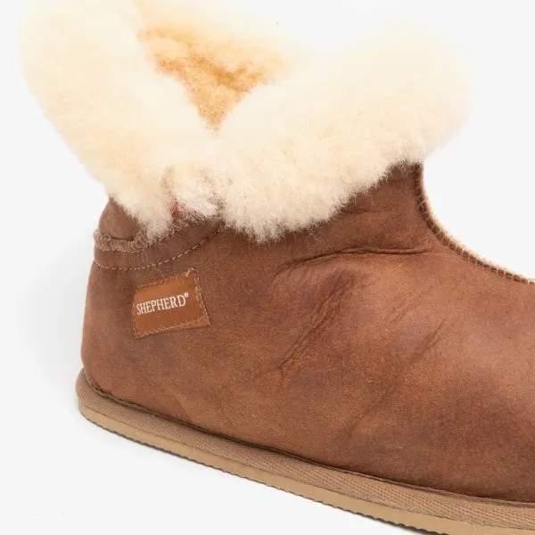 Shepherd BELLA Womens Sheepskin Slipper Boots Antique/Cognac sold by Shuperb product image thumbnail 5