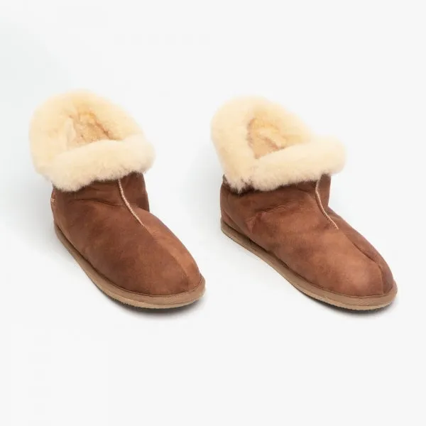 Shepherd BELLA Womens Sheepskin Slipper Boots Antique/Cognac sold by Shuperb product image thumbnail 2