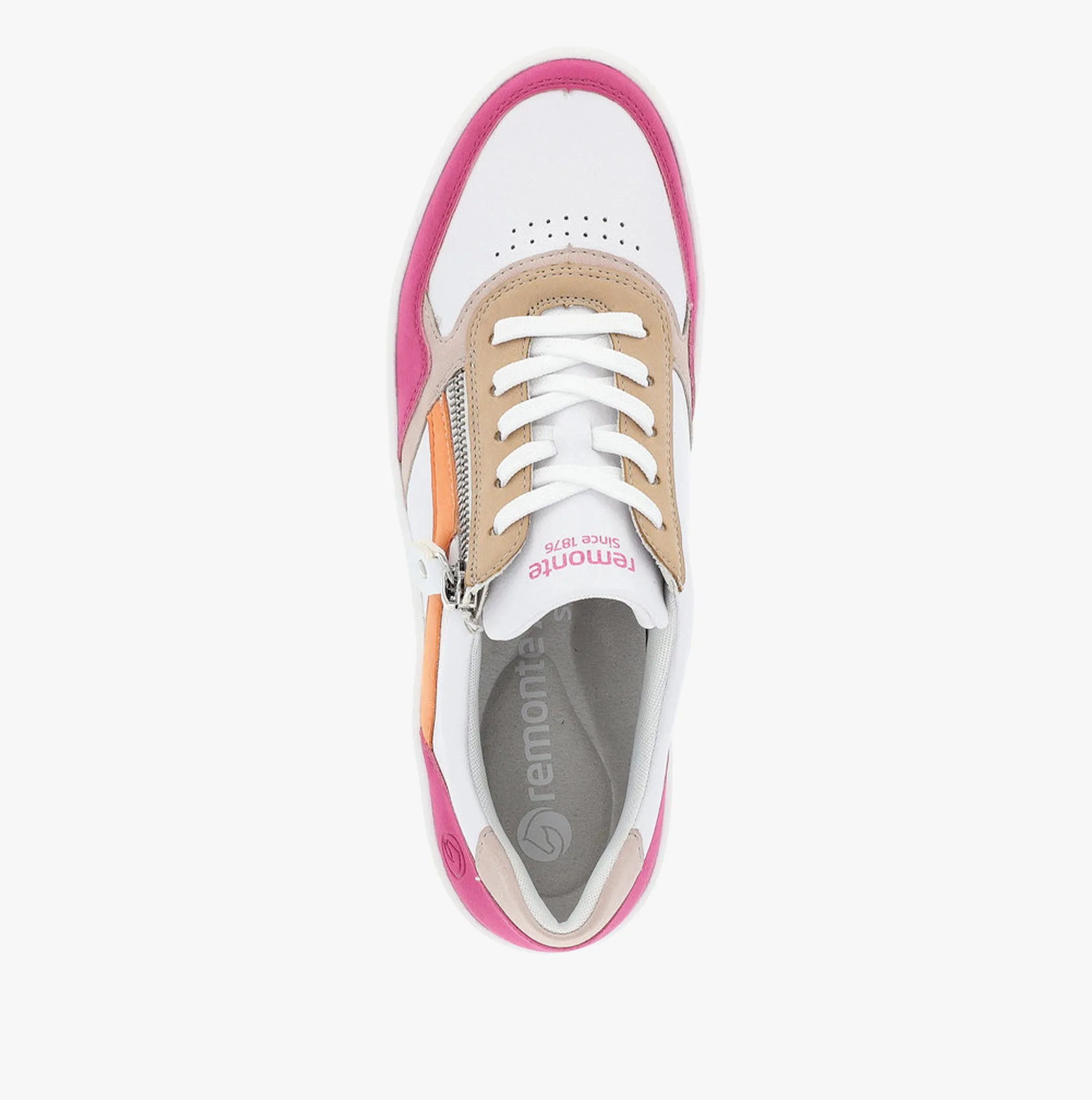 Remonte KENDRA Womens Trainers White/Fuschia sold by Shuperb product image thumbnail 5