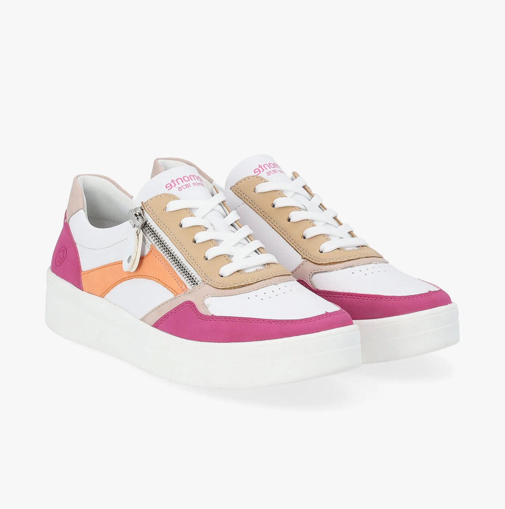 Remonte KENDRA Womens Trainers White/Fuschia sold by Shuperb product image thumbnail 2