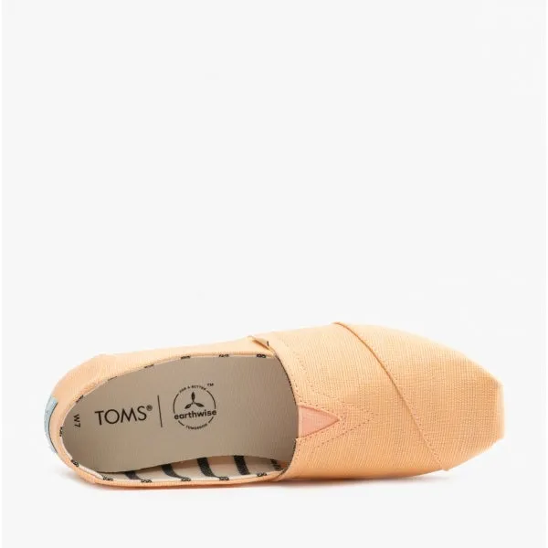 TOMS ALPARGATA Womens Canvas Espadrille Shoes Light Orange sold by Shuperb product image thumbnail 3