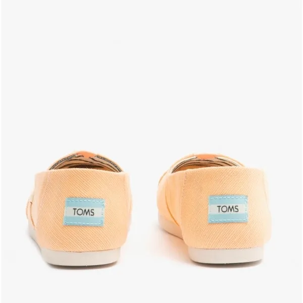 TOMS ALPARGATA Womens Canvas Espadrille Shoes Light Orange sold by Shuperb product image thumbnail 4