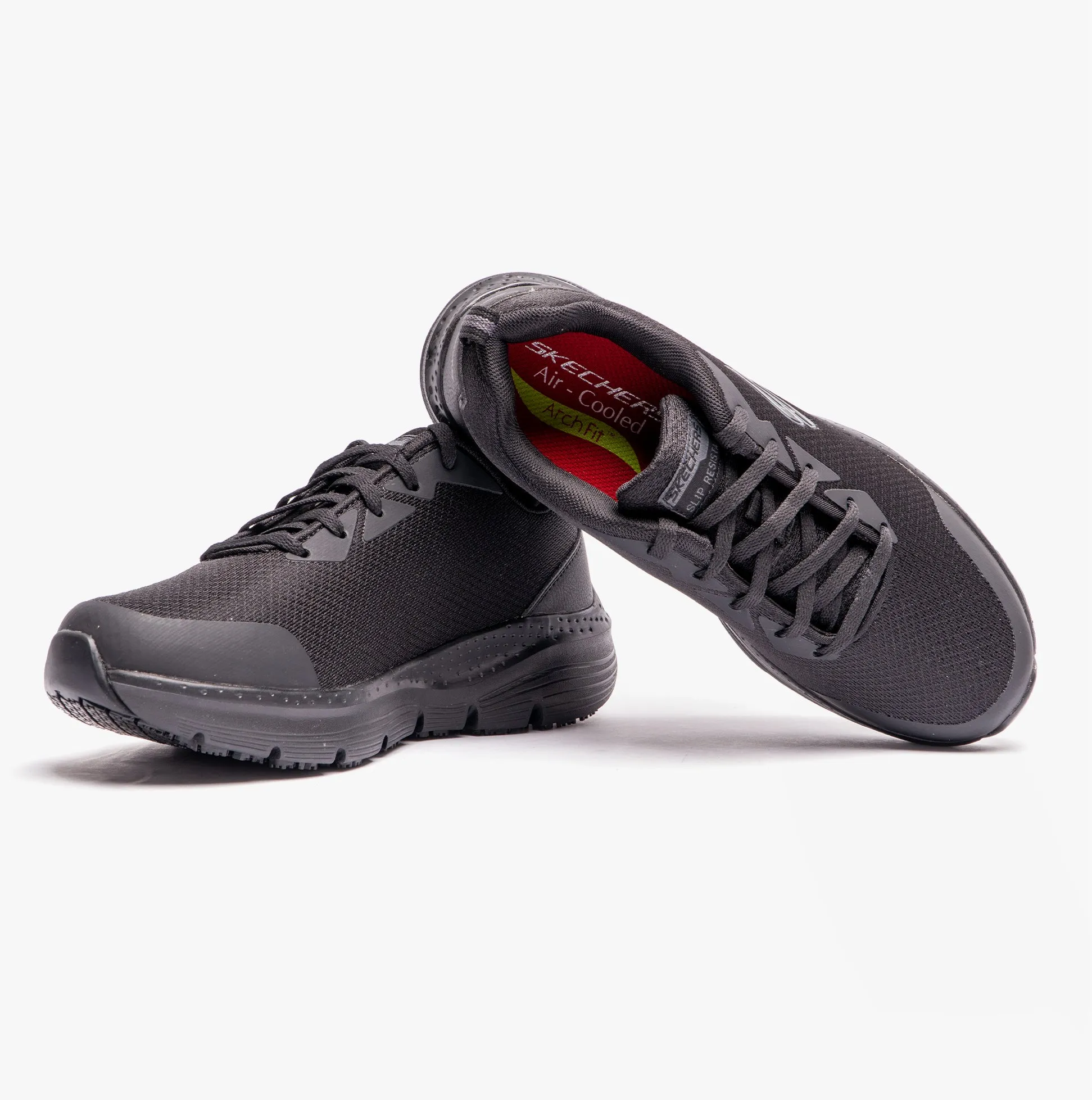Skechers Work 108019EC ARCH FIT SR Womens Occupational Trainers Black sold by Shuperb product image thumbnail 3